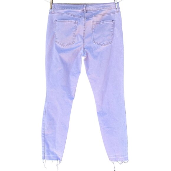 Rewash Mauve Jeggings Cut Off Crop AnkleLight Pink Jeans Size 11 - Picture 8 of 13